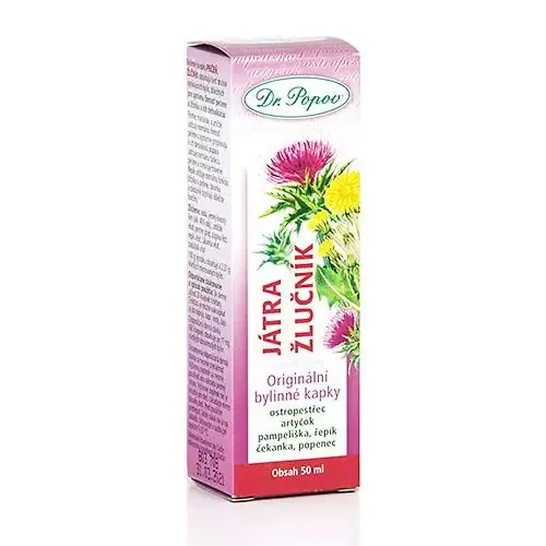 Játra – žlučník,originální bylinné kapky, 50 ml