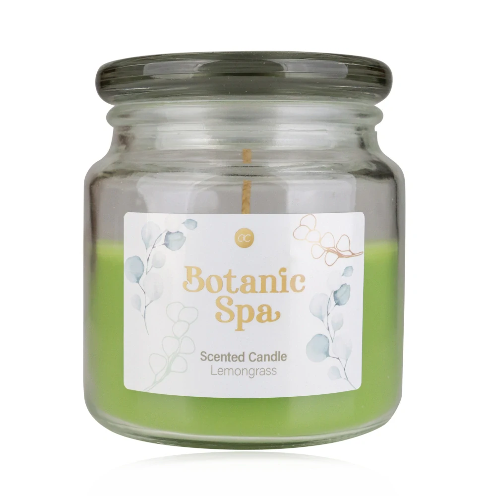 VONNÁ SVÍČKA 330g BOTANIC SPA ve skle s víčkem