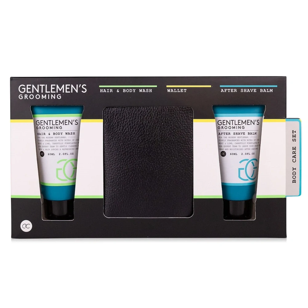 SET koupelový GENTLEMEN'S GROOMING s peněženkou
