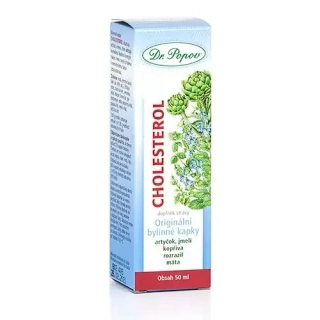 Cholesterol, originální bylinné kapky, 50 ml