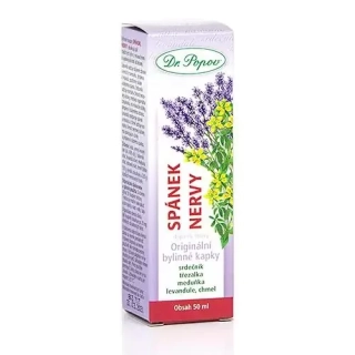 Spánek – nervy, originální bylinné kapky, 50 ml