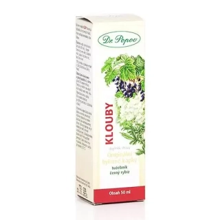 Klouby, originální bylinné kapky, 50 ml