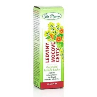 Ledviny – močové cesty, originální bylinné kapky, 50 ml