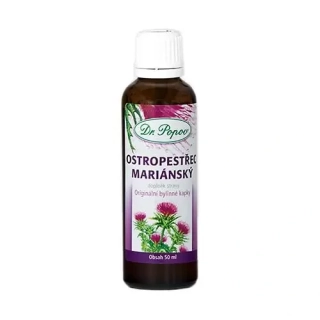 Ostropestřec mariánský, originální bylinné kapky, 50 ml