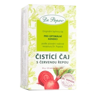Čistící čaj s červenou řepou, porcovaný, 30 g