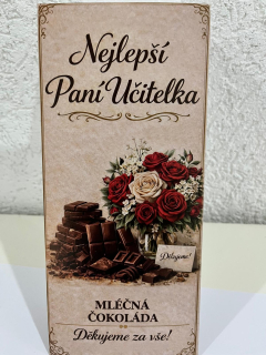 Dárková mléčná čokoláda