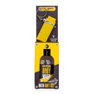 SET koupelový BATH and BODY TOOLKIT v dárkovém balení s klíčenkou mini skládací metr